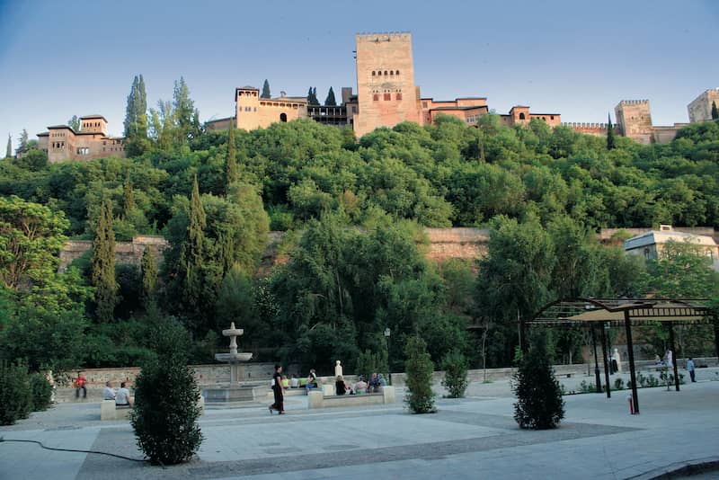 imagen de caminos para llegar a la Alhambra